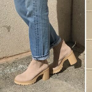 Dolce Vita Tan Ankle Boots